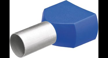 Knipex 9799375 Adereindhuls - Tweeling - Kunststof kraag - 2x11AWG - 2x4,00 mm² - Grijs (100st)