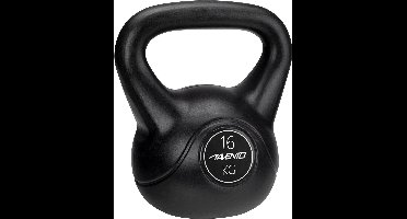 Avento Kettlebell - 16 kg - Zwart