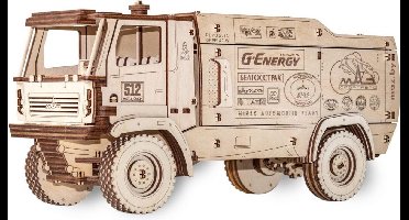 Eco-Wood-Art MAZ 5309RR - Schaal 1:30 - Houten Modelbouw