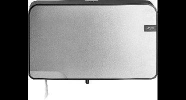 Euro Products Toiletroldispenser Quartz Duo-jumbo 40 Cm Zilver