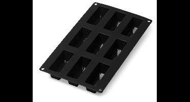 Lékué Bakvorm - 9 Mini Cakes - Siliconen - Black