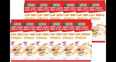 Damhert | Minder Suikers | Centwafers Vanille | 12 stuks | 12 x 150 g