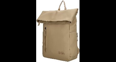Beagles Originals Nara Rolltop Rugzak Tablet vak School Werk - Praktische vakken - Taupe