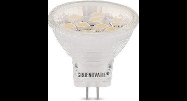 Groenovatie LED Spot - 2W - GU4 / MR112 Fitting - Warm Wit - Ø 35mm
