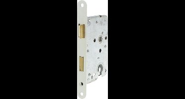 Starx Cilinderslot - Loopslot - Insteekslot met Voorplaat Wit Lak - Deurslot - 50 x 55 mm