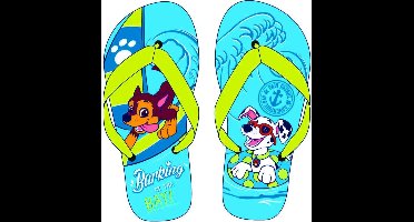 Slippers Paw Patrol Chase en Marshall Lichtblauw Maat 24/25