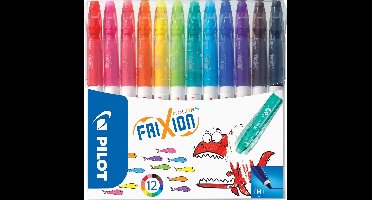Frixion Colors - Pilot Viltstift - 12 Stuks