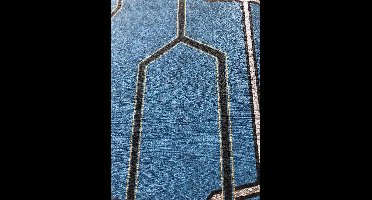 Groot Grafisch Vliesbehang Blauw Landelijk – AS Creation Palila 36314-1 – Modern Patroon Behang – Sterk & Afwasbaar