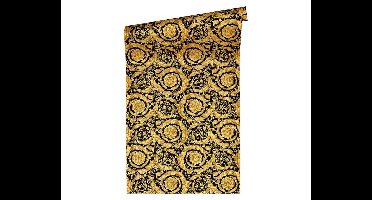 TRADITIONEEL KLASSIEK BEHANG | Design - zwart metallic - A.S. Création Versace 4
