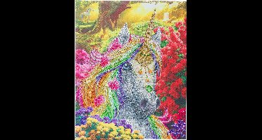 Crystal Art Kit | Diamond Painting Unicorn Forest