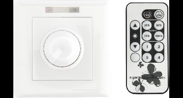 Groenovatie LED Dimmer 12V-24V - 8A - incl. IR afstandsbediening