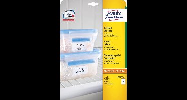 Avery diepvriesetiketten Ft 63,5 x 33,9 mm (b x h), wit, doos van 600 etiketten