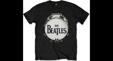 The Beatles - Original Drum Skin Heren T-shirt - M - Zwart