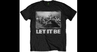 The Beatles - Let It Be Studio Heren T-shirt - XL - Zwart