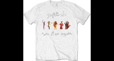 Genesis - Turn It On Again Heren T-shirt - S - Wit