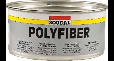 Soudal Glasvezel/staalplamuur 1,5 Kg inclusief verharder.