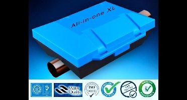 Alpine® waterontharder.nl magneet - All-in-one XL - 5400 ltr/u - Antikalk Magneet voor koper en kunststof leidingen - Antikalksysteem - Energie besparen - Gas besparen - Magnetische ontkalker