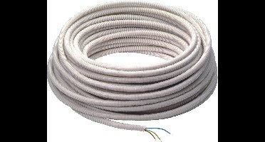PROFILE flexibele voorbedrade buis 16mm - 3x2,5mm² - 50 meter