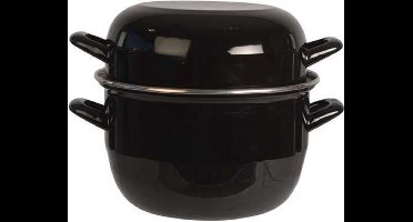 Cosy&Trendy Mosselpan - Ø 20 cm - 2 kg - 3L25 - Zwart
