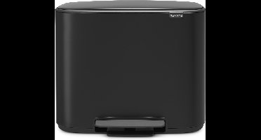 Brabantia Bo Prullenbak - 36 liter - 1 vak - Matt Black