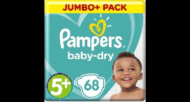 Pampers Baby Dry Luiers - maat  5+ - 68 stuks