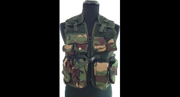 Hartman Kinder tactical vest - Leger camouflage voor 8-14 jaar