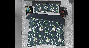 Dreamhouse Botanical Nature Leaves - Dekbedovertrekset - Lits-Jumeaux - 240x200/220 + 2 kussenslopen 60x70 - Groen