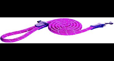Rogz Rope Lijn Lang Roze - Hondenriem - 180X0.9 cm