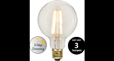 3 standen G95 lamp - 6.5W - set van 3