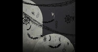 Vleermuizen & Spinnenwebben - Halloween-decoratie-halloween