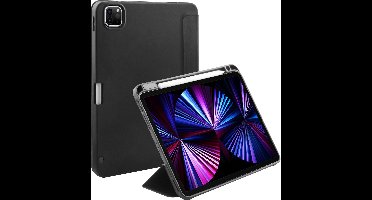BeHello - iPad Pro 12.9 (2021) Smart Stand Case (Zwart)