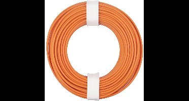 Donau Elektronik 150-017 Draad 1 x 0.50 mm² Oranje 10 m