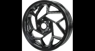 Velg voorzijde vespa sprint/primavera euro-5 glans zwart - origineel