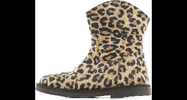 Shoesme Silouet meisjes laars - Cognac panter print - Maat 24