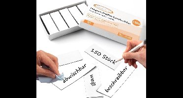 Kleurige Beschrijfbare Magneetstrips - 60x20mm - Herbruikbare Magneten voor Whiteboards, Koelkasten en Magnetenborden