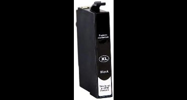 Inktcartridge geschikt voor Epson 407 / 407XL | 1x Zwart geschikt voor Epson WorkForce Pro WF-4745DTWF