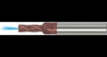 Draadfrees TMC-SP, voor binnendraad VHM TiCN-gecoat. HA/IK.R 2xd M 12