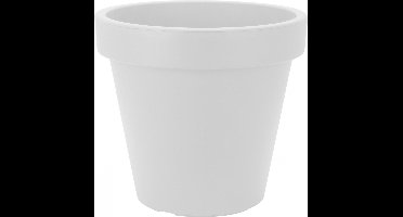Nampook Bloempot Classic 20 Cm Kunststof Wit