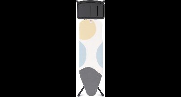 Brabantia Strijkplank B - met Stoomunithouder - 124 x 38 cm - Spring Bubbles