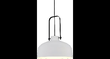 Artdelight - Hanglamp Mendoza - Wit / Zwart - E27 - IP20 - Dimbaar