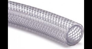 50 stuks Waterslang Warm Transparant Gewapend 10x16mm 50mtr