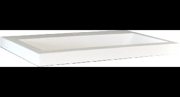 Wiesbaden Wastafel - 1 kraangat - 60 x 36 cm - Wit