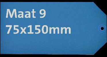 Label HF2 karton Nr9 200gr, 75x150mm 1000 st,