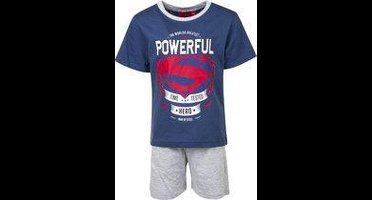 DC Superman - shortama - Blauw - Maat 116 - 6 jaar