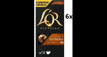 L'OR ESPRESSO Lungo Estremo koffiecapsules - 6 x 10 stuks
