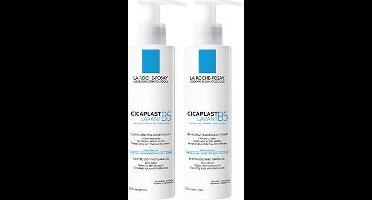 La Roche-Posay Cicaplast B5 Wasgel - voor een geïrriteerde, gevoelige huid door droogte - 2x200ml