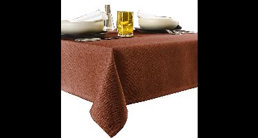 De Witte Lietaer Tafellaken Rond, Terracotta - Ø 190 cm - 100% Polyester