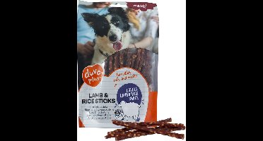 Hondensnack - Lam & Rijst Sticks 80gr - ± 20 stuks per zakje