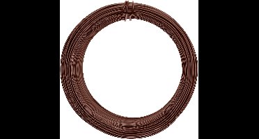 Vaessen Creative Aluminium Draad - 2mm - 50m - Bruin