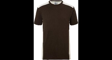 Fusible Systems - Heren James and Nicholson Workwear Level 2 T-Shirt (Bruin/Beige)